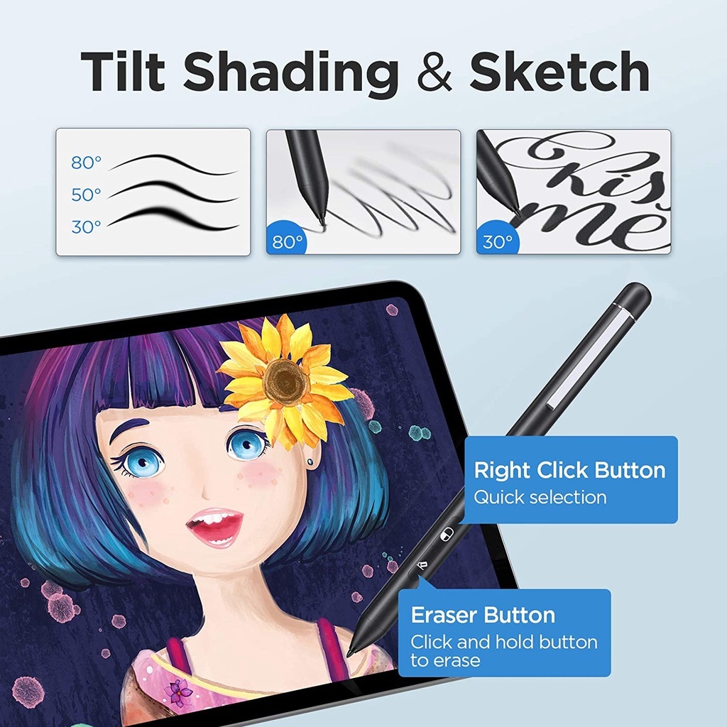 Bút Bề Mặt 1024 Cho Microsoft Surface Pro3 / 4 / 5 / 6 / 7 / Go1 / 2 / Book1 / 2 / 3Laptop1 / 2 / 3 / 4