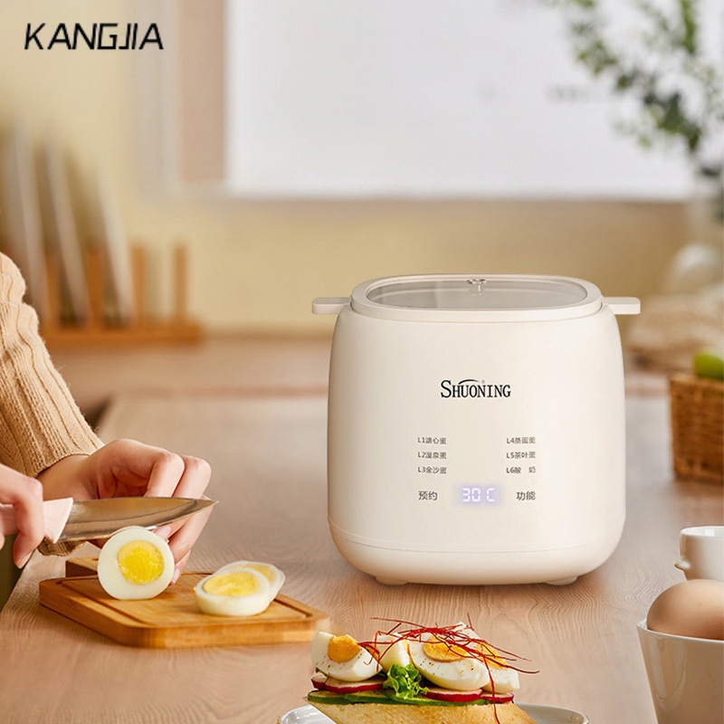 KANGJIA Nồi hấp trứng hộ gia đình nồi hấp trứng nhỏ hoàn toàn tự động đặt trứng luộc multi-functional soft-boiled egg luộc máy trứng