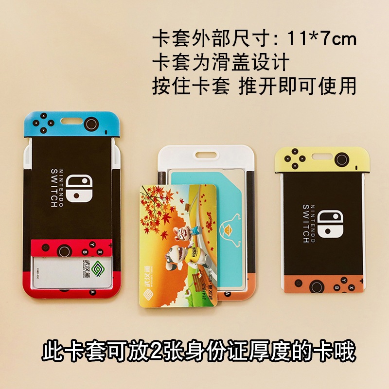 SANRIO Bộ Vỏ Bảo Vệ Thẻ ID / Thẻ ID Họa Tiết Hoạt Hình Dễ Thương Cho Học Sinh