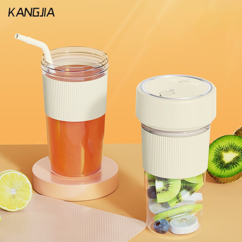 KANGJIA Juicing cup máy ép trái cây cầm tay điện nhỏ có thể sạc lại máy ép trái cây gia đình đa chức năng