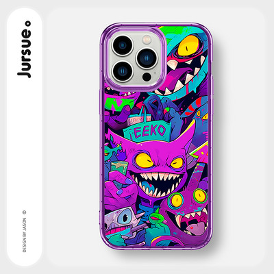 Ốp lưng JURSUE mềm chống bẩn hình ngầu độc lạ nam Cho iPhone 16 15 14 13 12 11 PRO MAX SE 2020 X XR XS ip 8 7 PLUS Y4249