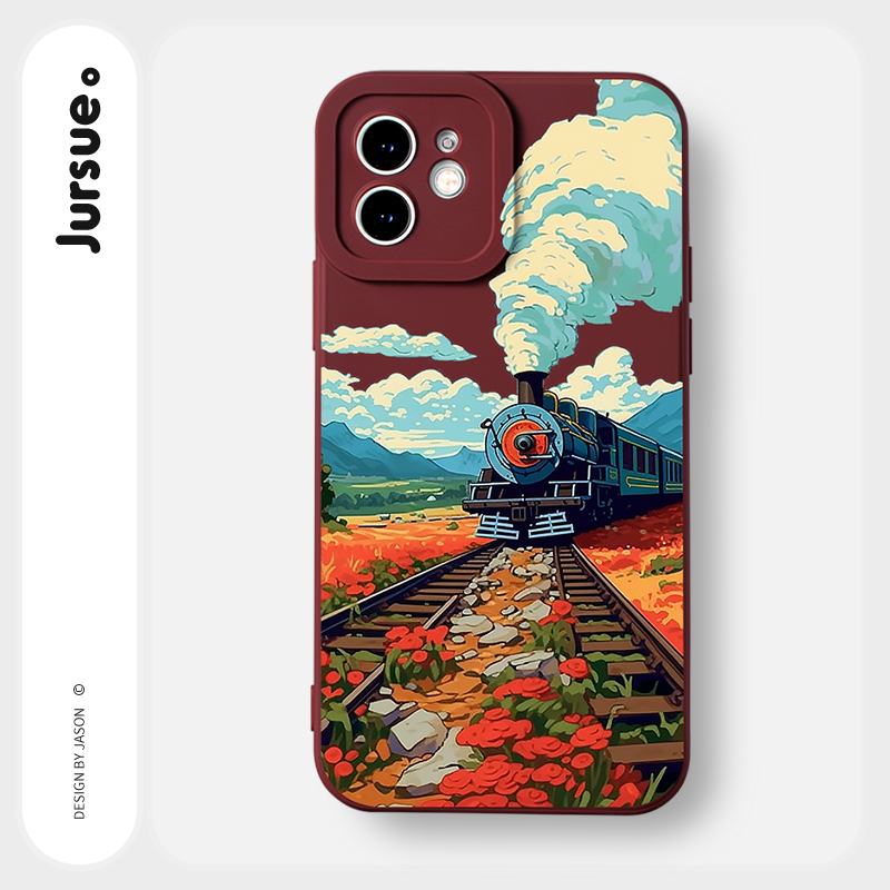 Ốp lưng JURSUE mềm chống bẩn hình dễ thương đẹp Cho IPHONE 15 14 13 12 11 PRO MAX SE 2020 X XR XS ip 8 7 6 6S PLUS Y4247