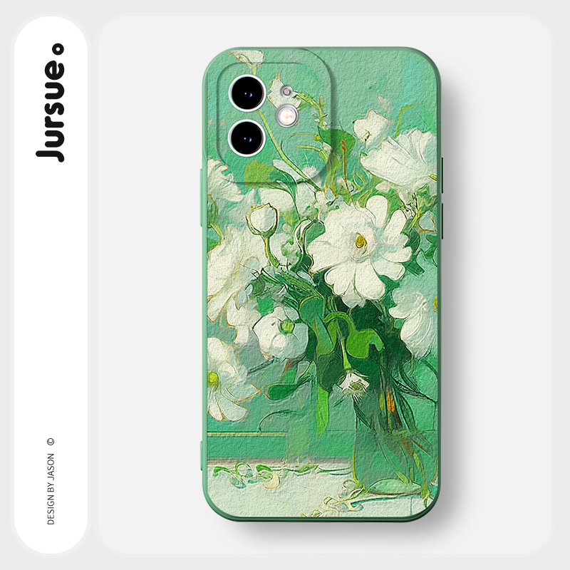 Ốp lưng JURSUE mềm chống sốc hình dễ thương đẹp Cho IPHONE 15 14 13 12 11 PRO MAX SE 2020 X XR XS ip 8 7 6 6S PLUS Y4252