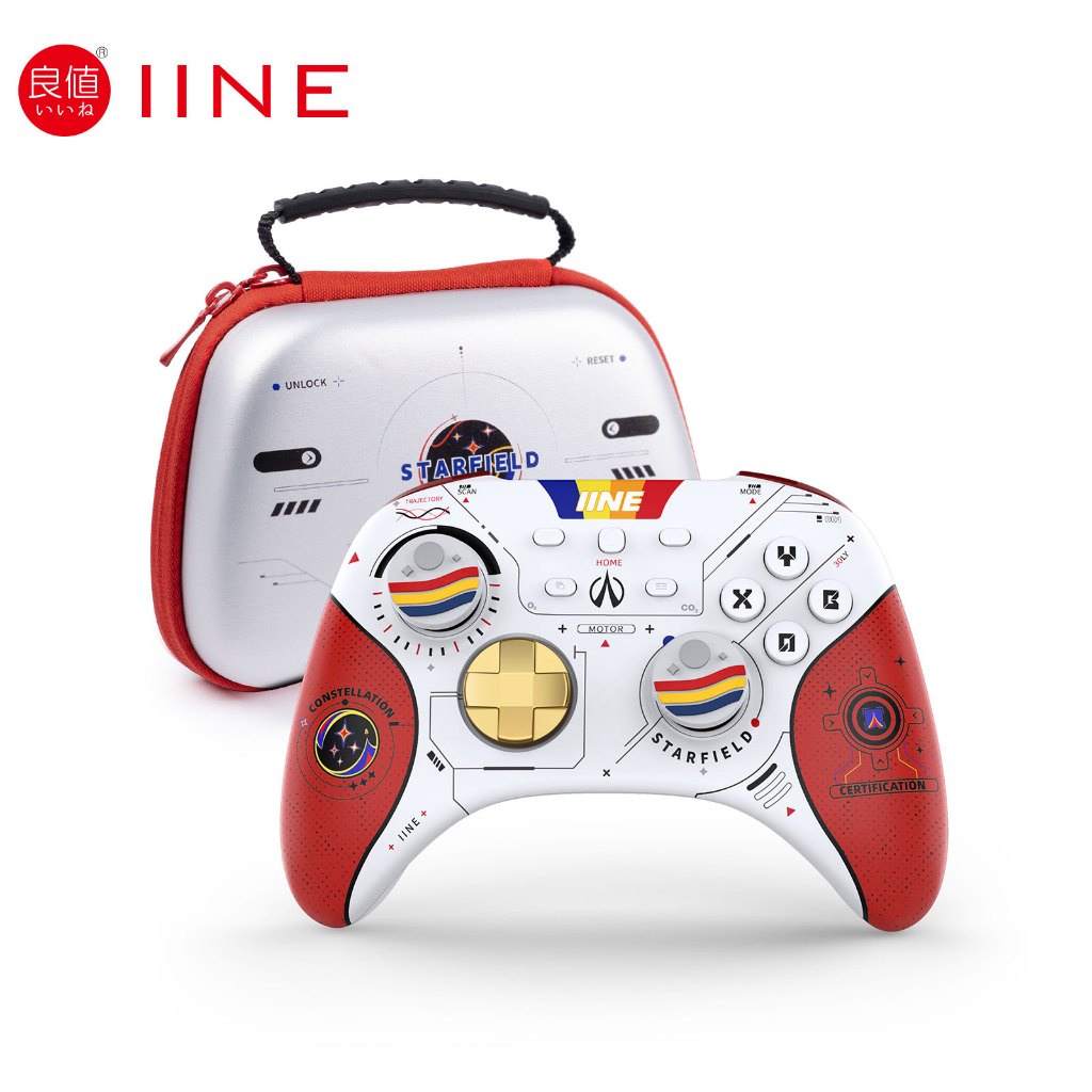 Iiine Tay Cầm Chơi Game nfc amiibo Kết Nối bluetooth 2.4ghz Cho pc / mobile / switch / steam / ipad / laptop