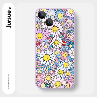 Ốp lưng JURSUE mềm chống sốc hình dễ thương đẹp Cho iPhone 16 15 14 13 12 11 PRO MAX SE 2020 X XR XS ip 8 7 Plus Y4238