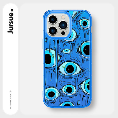 Ốp lưng JURSUE mềm chống bẩn hình ngầu độc lạ Cho iPhone 16 15 14 13 12 11 PRO MAX SE 2020 X XR XS ip 8 7 PLUS Y4242
