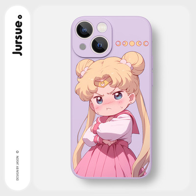 Ốp lưng JURSUE mềm hoạt hình dễ thương đẹp Cho iPhone 16 15 14 13 12 11 PRO MAX SE 2020 X XR XS ip 8 7 Plus kute Y4239