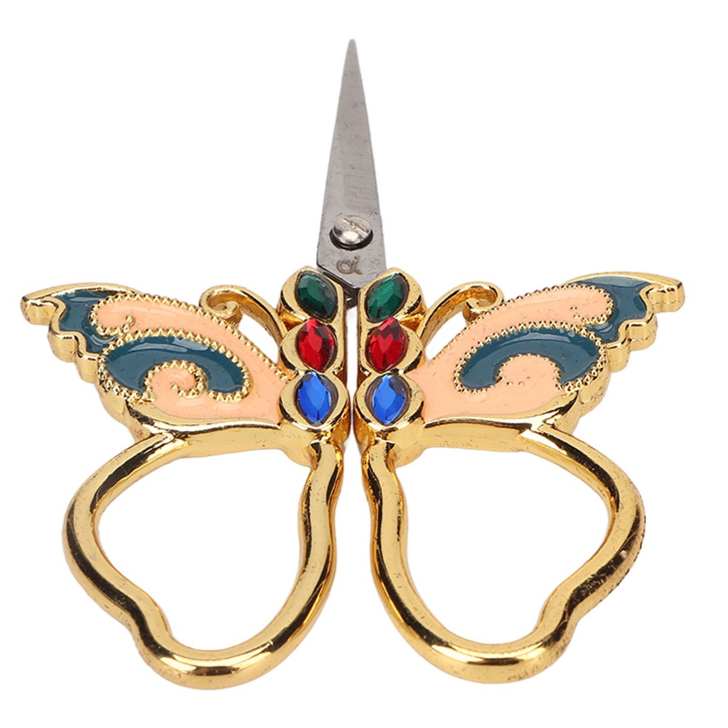 Kéo Cắt Vải Thêu Bằng Thép Không Gỉ Phong Cách retro