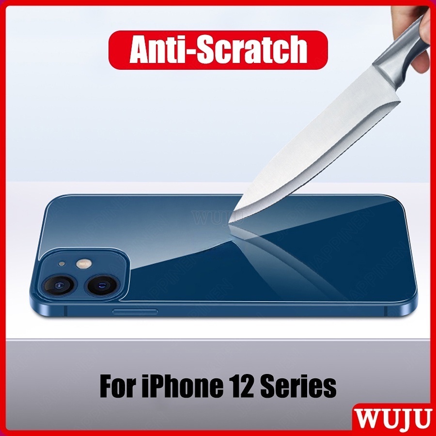 Wuju Kính Cường Lực Bảo Vệ Mặt Trước Và Sau 2 Trong 1 Cho iphone 11 12 13 14 15 pro max xs max xr x 7 8 plus se