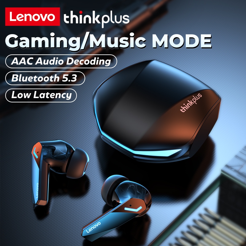 Tai nghe nhét tai không dây Lenovo GM2 Pro TWS bluetooth 5.3 gaming âm trầm hifi tích hợp mi cờ rô độ trễ thấp cho chơi