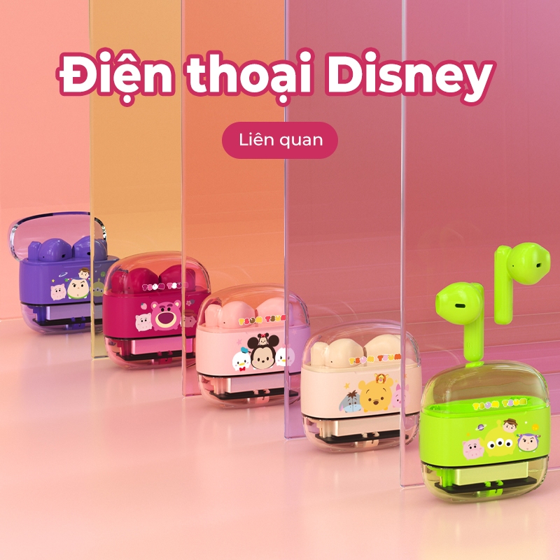 Disney A11 TWS Tai Nghe Không Dây Bluetooth 5.3 Earphones Cảm Ứng Giảm Tiếng Ồn Kèm Mic