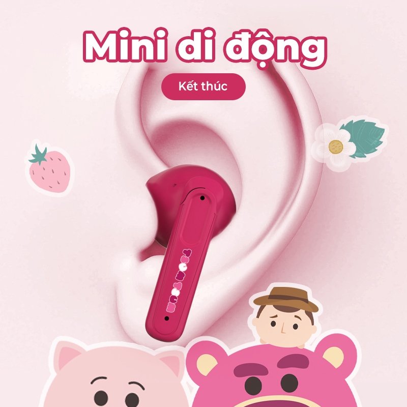 Disney A11 TWS Tai Nghe Không Dây Bluetooth 5.3 Earphones Cảm Ứng Giảm Tiếng Ồn Kèm Mic