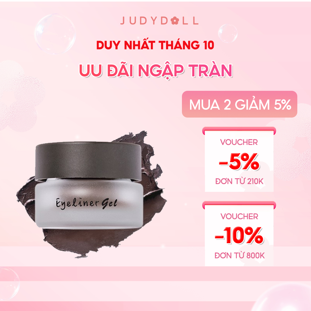 Kẻ mắt dạng gel Judydoll lâu trôi bền màu 3g