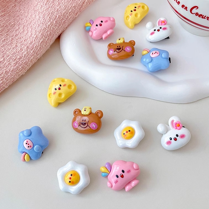Miumiua🔮Kẹp tóc kiểu đám mây hoạt hình dễ thương cho nữ 2024