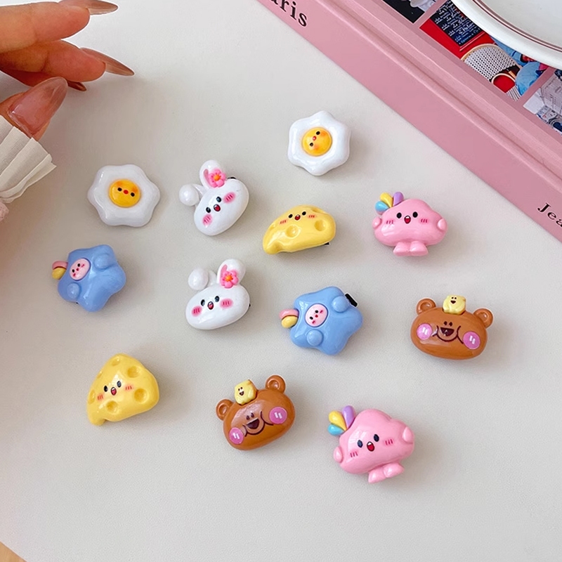 Miumiua🔮Kẹp tóc kiểu đám mây hoạt hình dễ thương cho nữ 2024