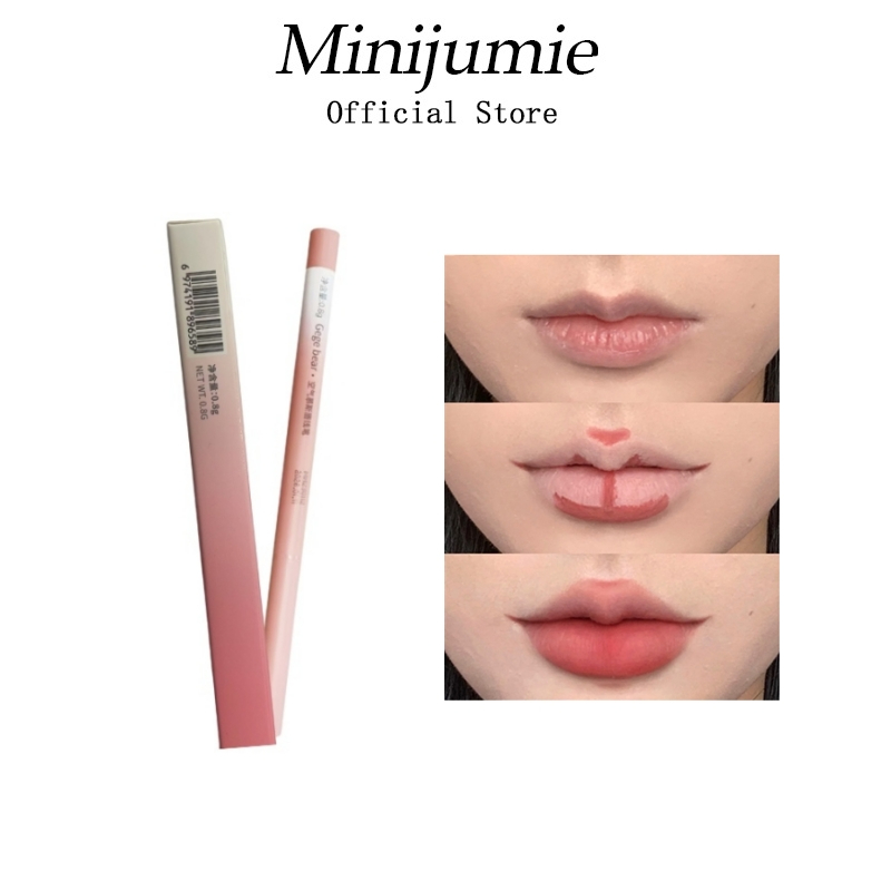 Minijumie [Hàng mới về]Bút Kẻ Viền Môi 8 Màu Lì Chống Nước Lâu Trôi Không Dễ Phai