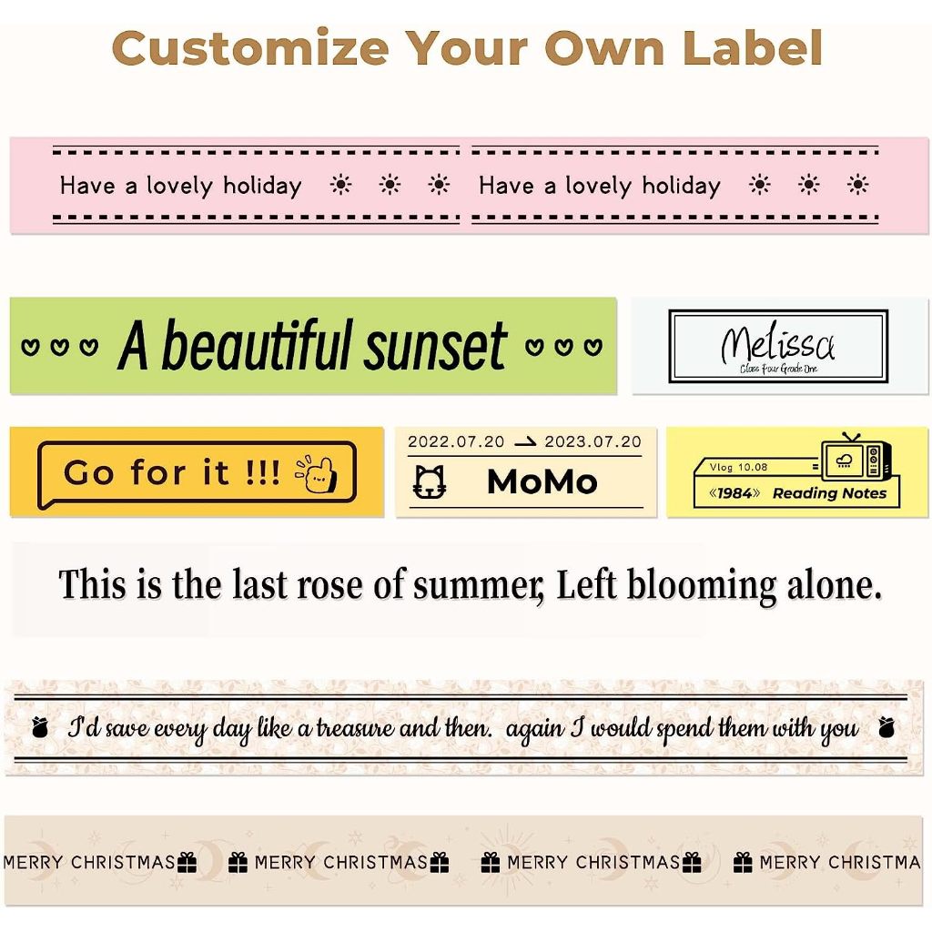 Cuộn Nhãn Dán Chống Nước 15mm-7.5m / Cuộn Cho Máy In H1S