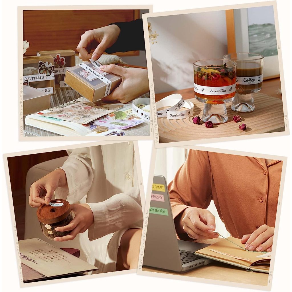 Cuộn Nhãn Dán Chống Nước 15mm-7.5m / Cuộn Cho Máy In H1S