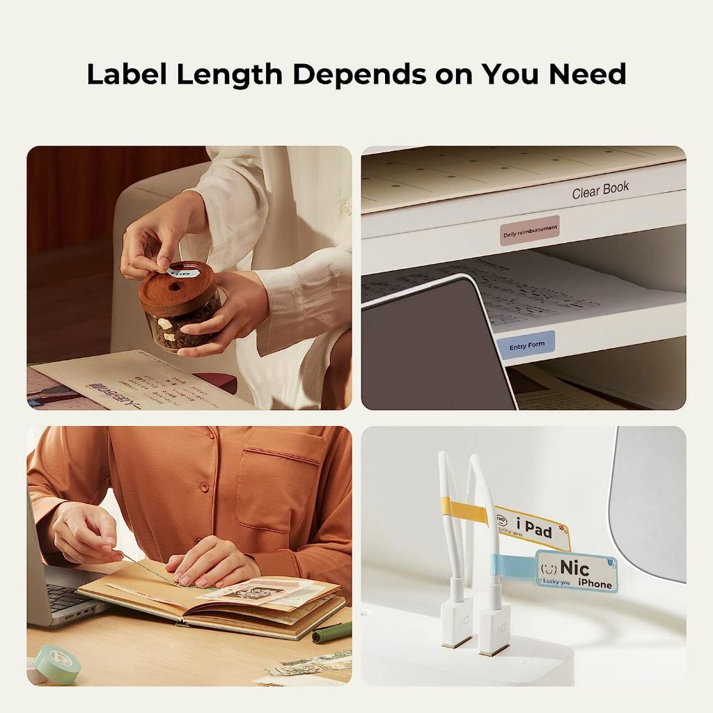 Cuộn Nhãn Dán Chống Nước 15mm-7.5m / Cuộn Cho Máy In H1S