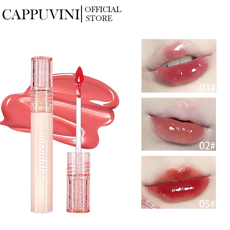 Cappuvini Son môi  dưỡng ẩm lâu phai nhiều màu sắc lựa chọn 3g