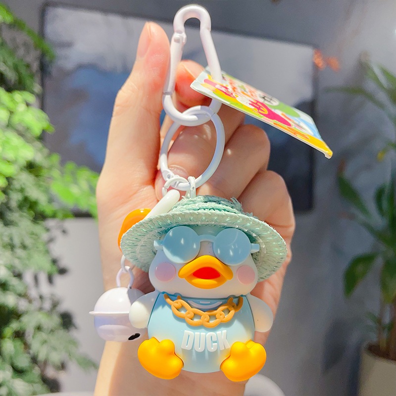 Crazy zoo Móc Khóa Hình Búp Bê Đội Mũ Rơm Dễ Thương