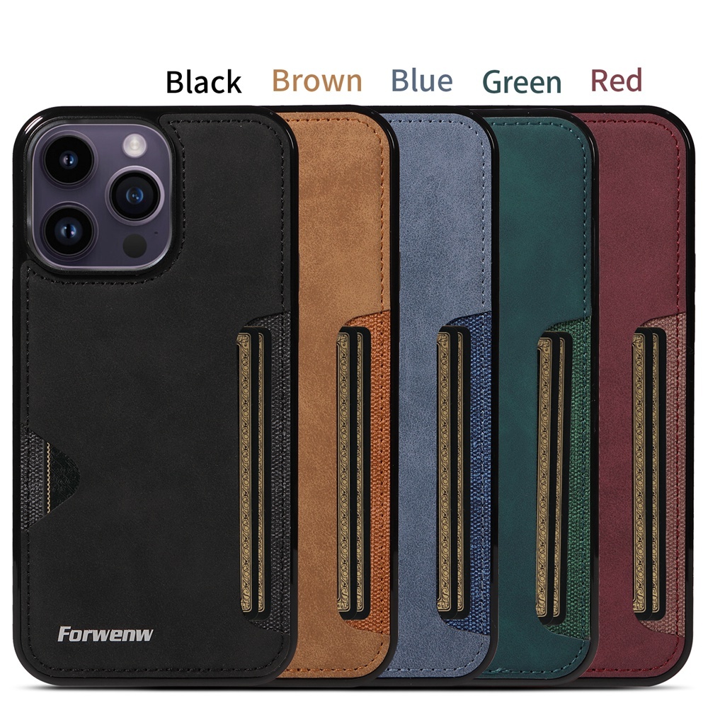 Siêu Mỏng Khe Cắm Thẻ Ốp điện thoại Cho iPhone XS 11 12 13 14 15 16 Pro Max Ốp điện thoại Thời Trang Kinh Doanh Thẻ 14 15 16 Plus Bao