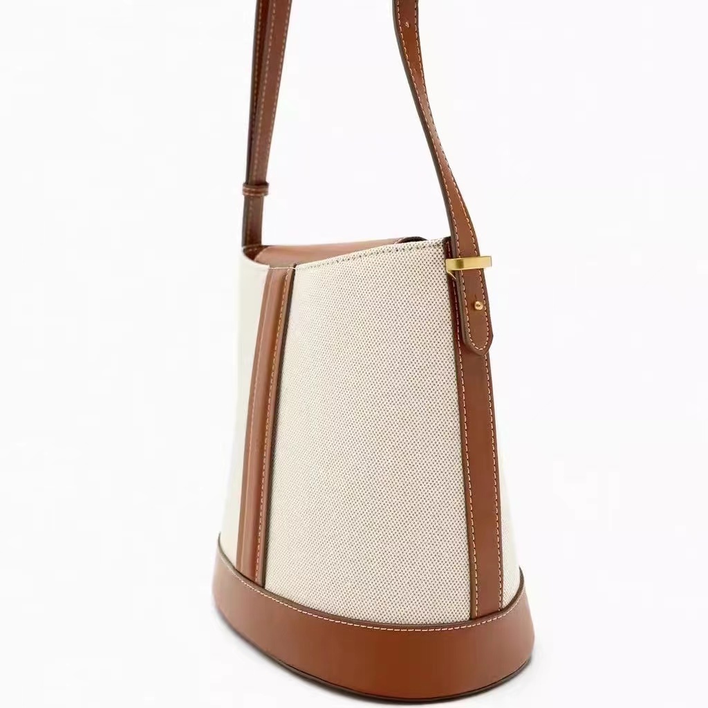 Zara Túi Đeo Chéo Vải canvas Thời Trang 2024 Cho Nữ