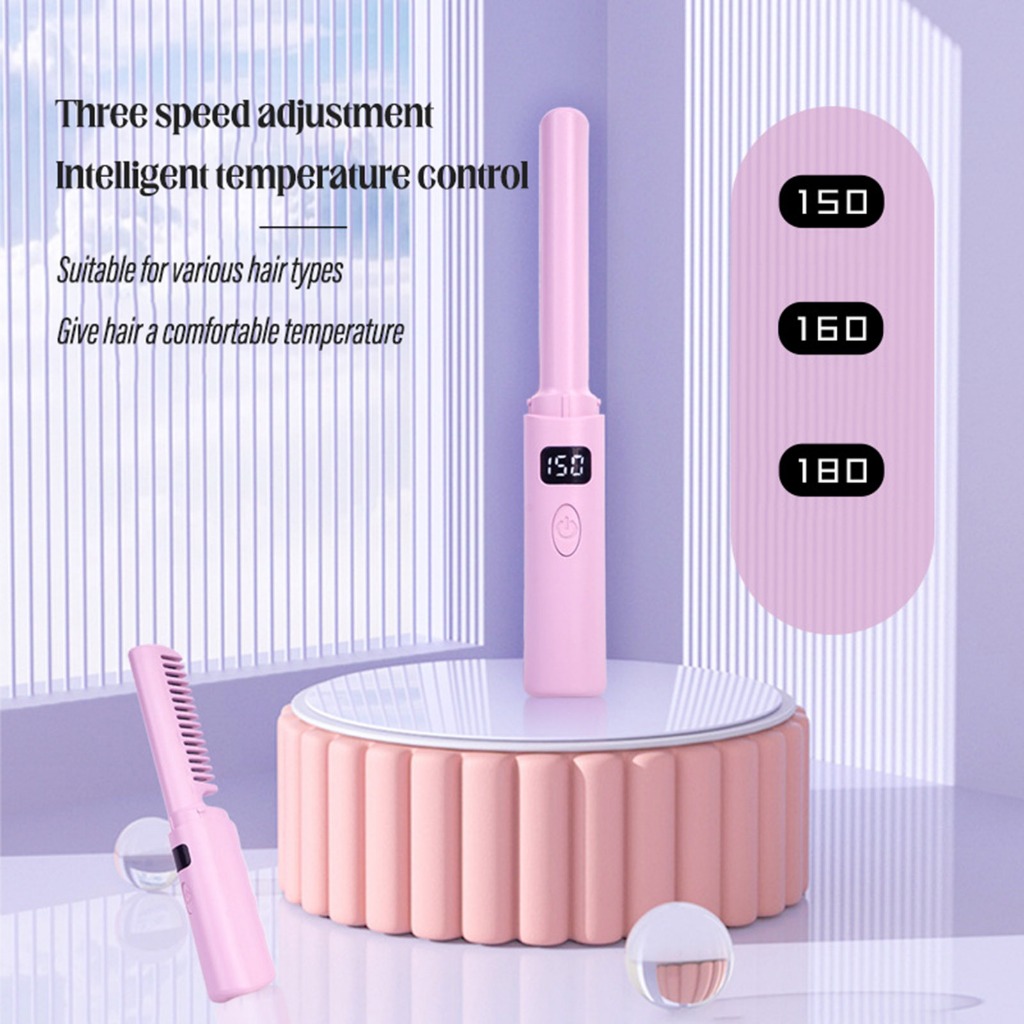 Máy Duỗi Tóc mini 1500mah Sử Dụng Pin Có Thể Sử Dụng Ướt Và Khô