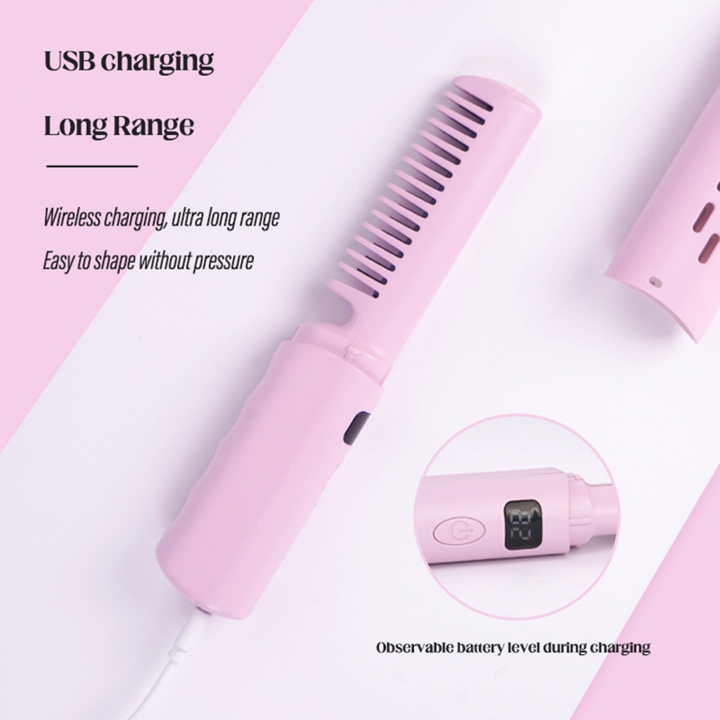 Máy Duỗi Tóc mini 1500mah Sử Dụng Pin Có Thể Sử Dụng Ướt Và Khô