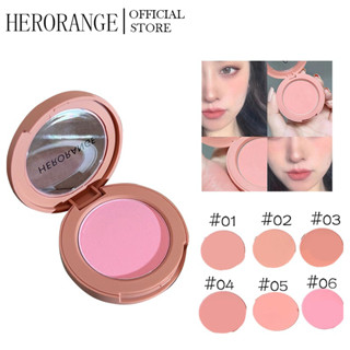 Phấn Má Hồng Đơn Sắc Lâu Trôi Chống Thấm Nước Màu Cam Đào Mềm Mịn Tự Nhiên