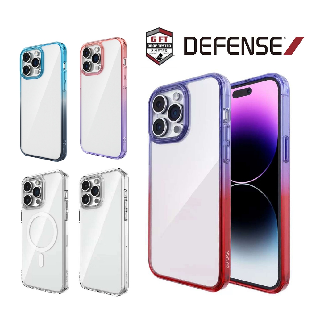 Raptic (X-Doria/Defense) Vỏ điện thoại trong suốt Tương thích với iPhone 15 Pro Max/iPhone 15 Pro/iPhone 15 Plus/iPhone 15, iPhone 14/14 Plus/14 Pro/14 Pro Max, iPhone màu xanh/hồng/xanh lá cây, vỏ điện thoại màu vàng siêu mỏng, cao su hấp thụ sốc, vỏ bảo