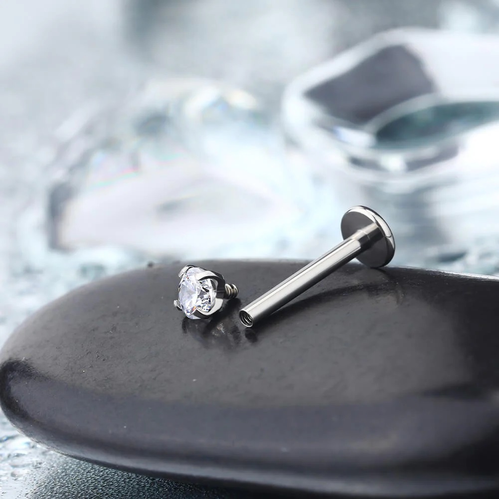 1 Khuyên Mũi Thép Không Gỉ 2 / 3 / 4 / 5 / 6mm 16g