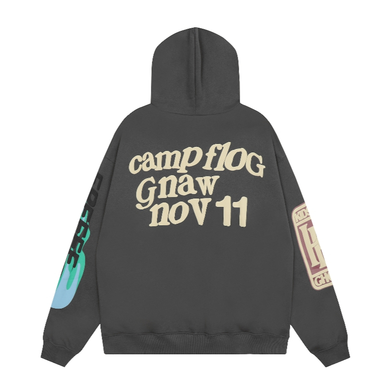 Áo hoodie unisex Cao Cấp In Hình cpfm ghosts freee west jerry foam