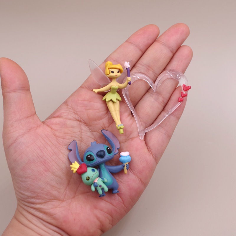 Bộ 6 Mô Hình Nhân Vật Hoạt Hình disney 4-4.5cm
