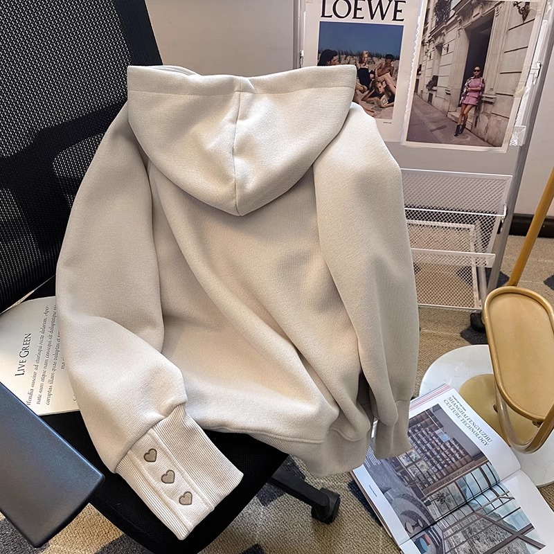 Áo Hoodie Dáng Rộng Phong Cách Thể Thao Thời Trang Mùa Thu Mới Cho Nữ