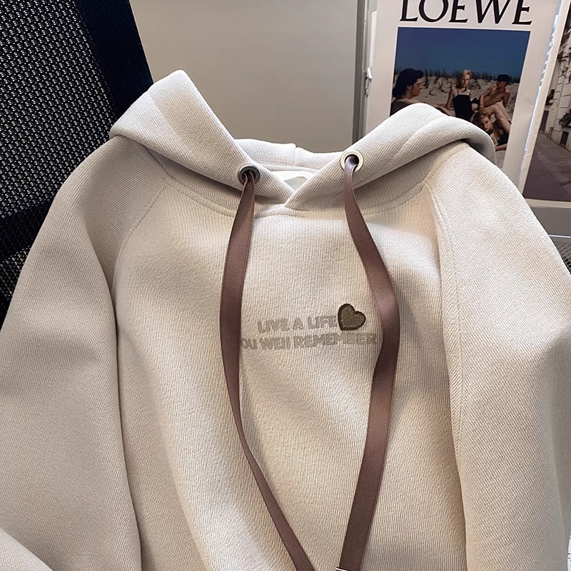 Áo Hoodie Dáng Rộng Phong Cách Thể Thao Thời Trang Mùa Thu Mới Cho Nữ