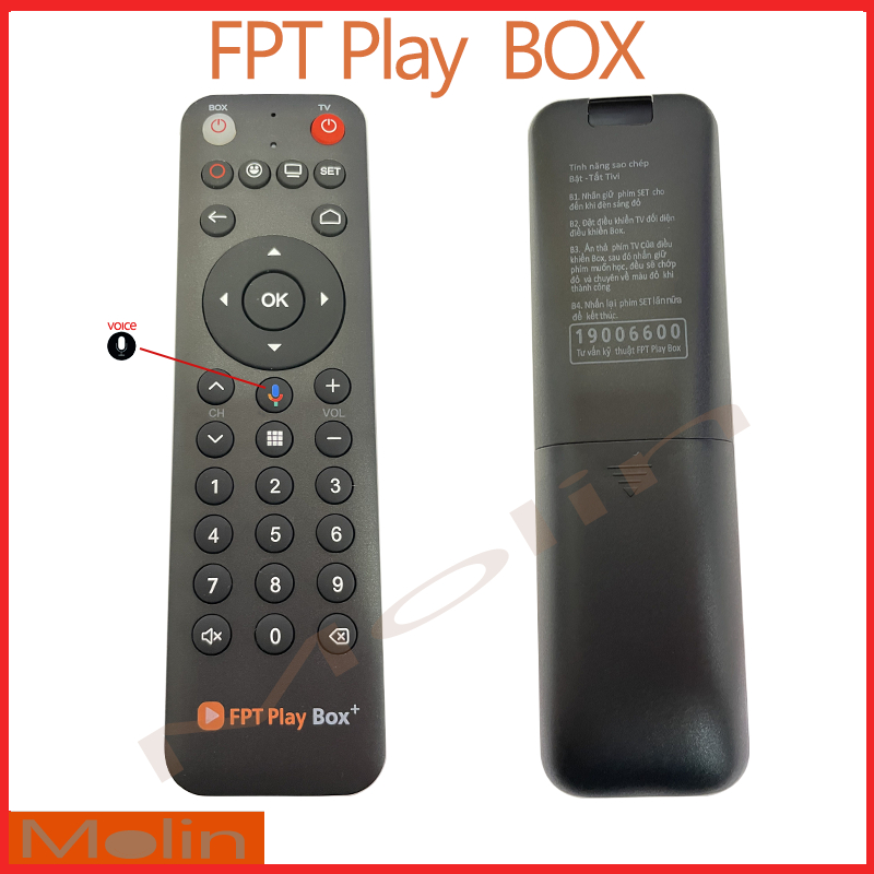 Điều Khiển FPT Play BOX+ có tìm kiếm giọng nói bóc máy