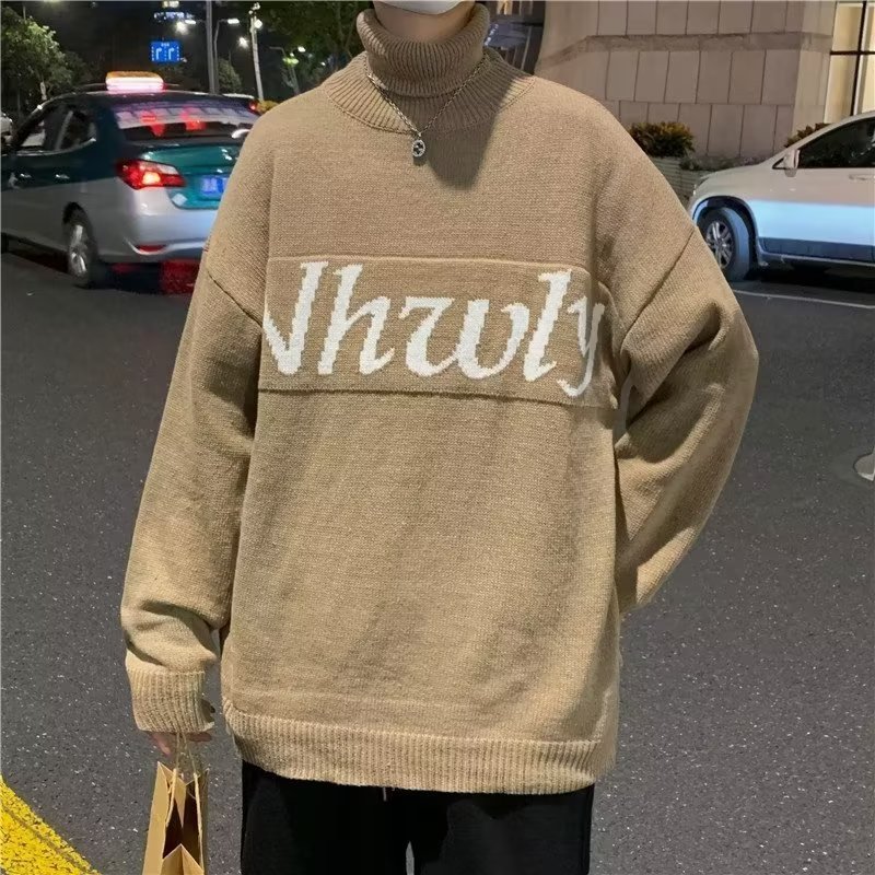 Áo sweater Dáng Rộng Dày Dặn Phong Cách Hàn Quốc Thời Trang Thu Đông Cho Nam