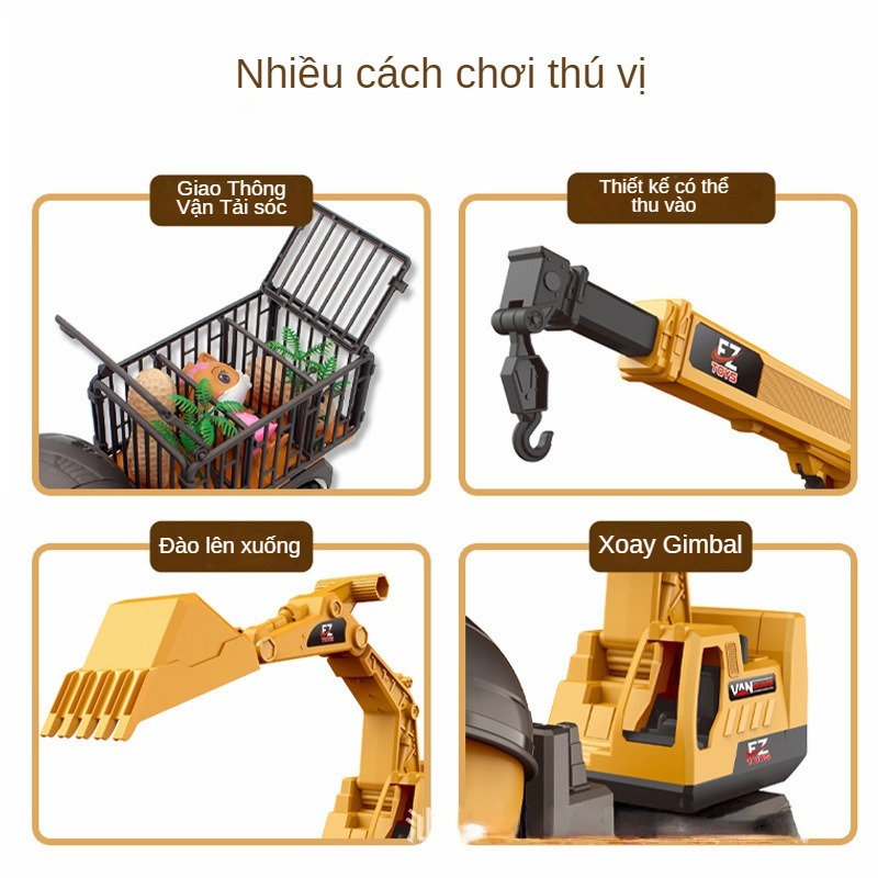 Xe Cần Cẩu Đồ Chơi Dành Cho Bé Trai