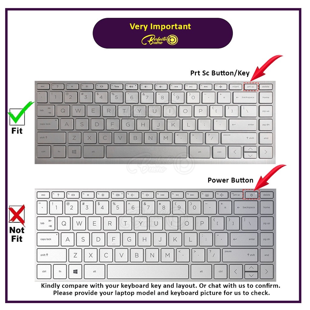 Tấm Lót Bảo Vệ Bàn Phím Máy Tính HP Pavilion 14 348 g7 240 246 G6 G5 series 14 14q-cs0001TX I5-8250U Chất Lượng Cao