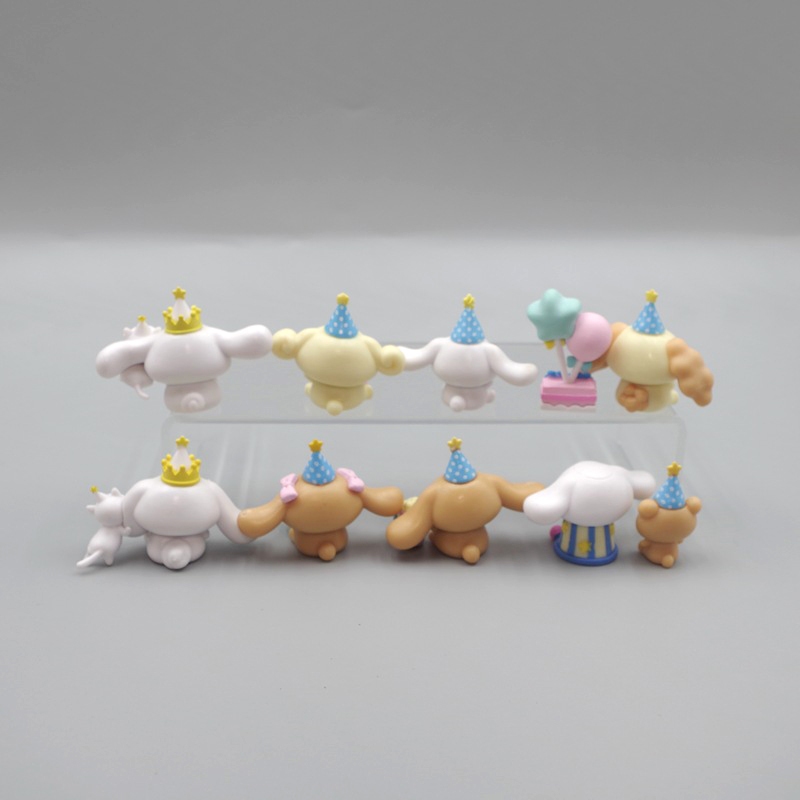 Set 8 Mô Hình Nhân Vật Phim Hoạt Hình sanrio 4-6.5cm