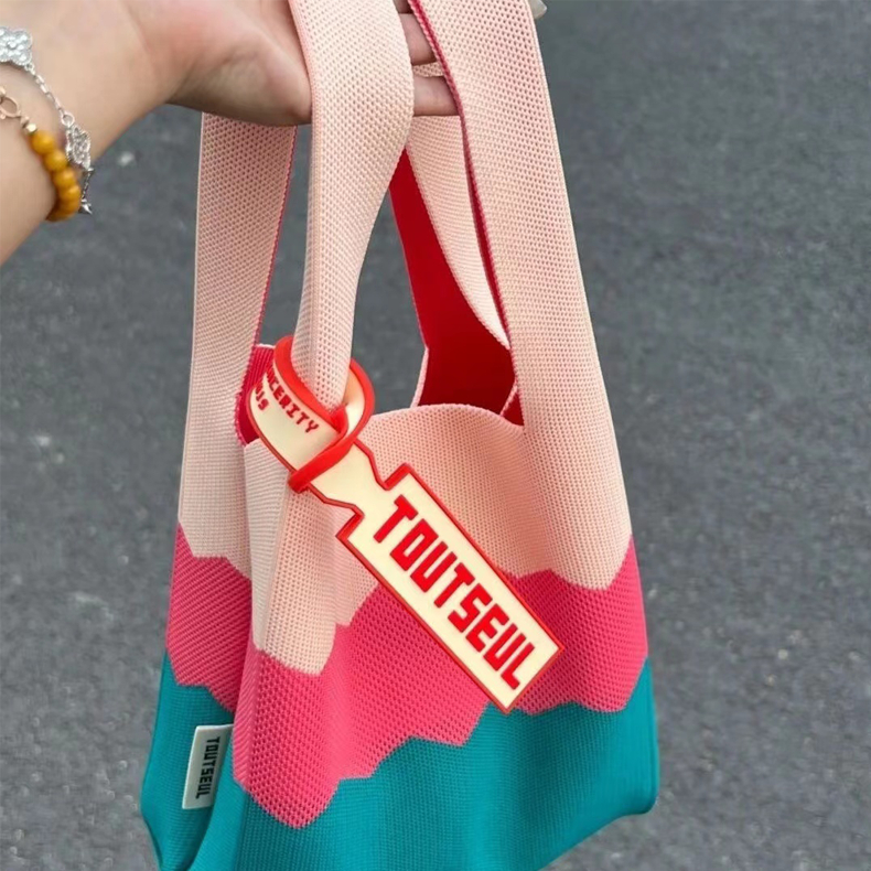 Túi Xách Đan Len Nhiều Màu Sắc Thời Trang Xuân Hè Mới Cho Nữ