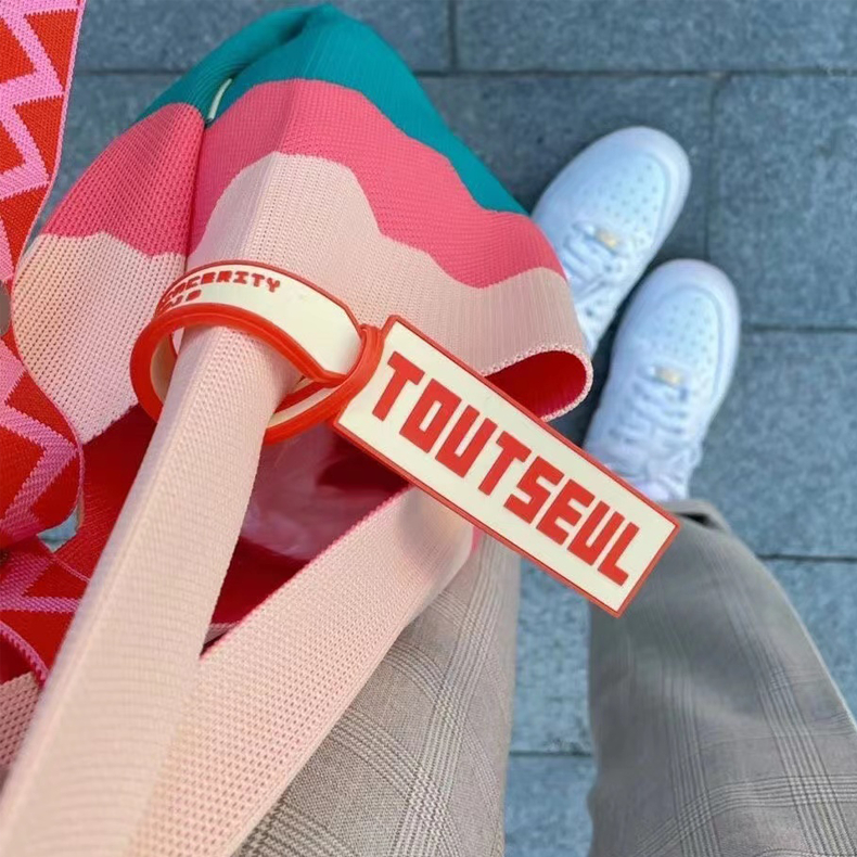 Túi Xách Đan Len Nhiều Màu Sắc Thời Trang Xuân Hè Mới Cho Nữ