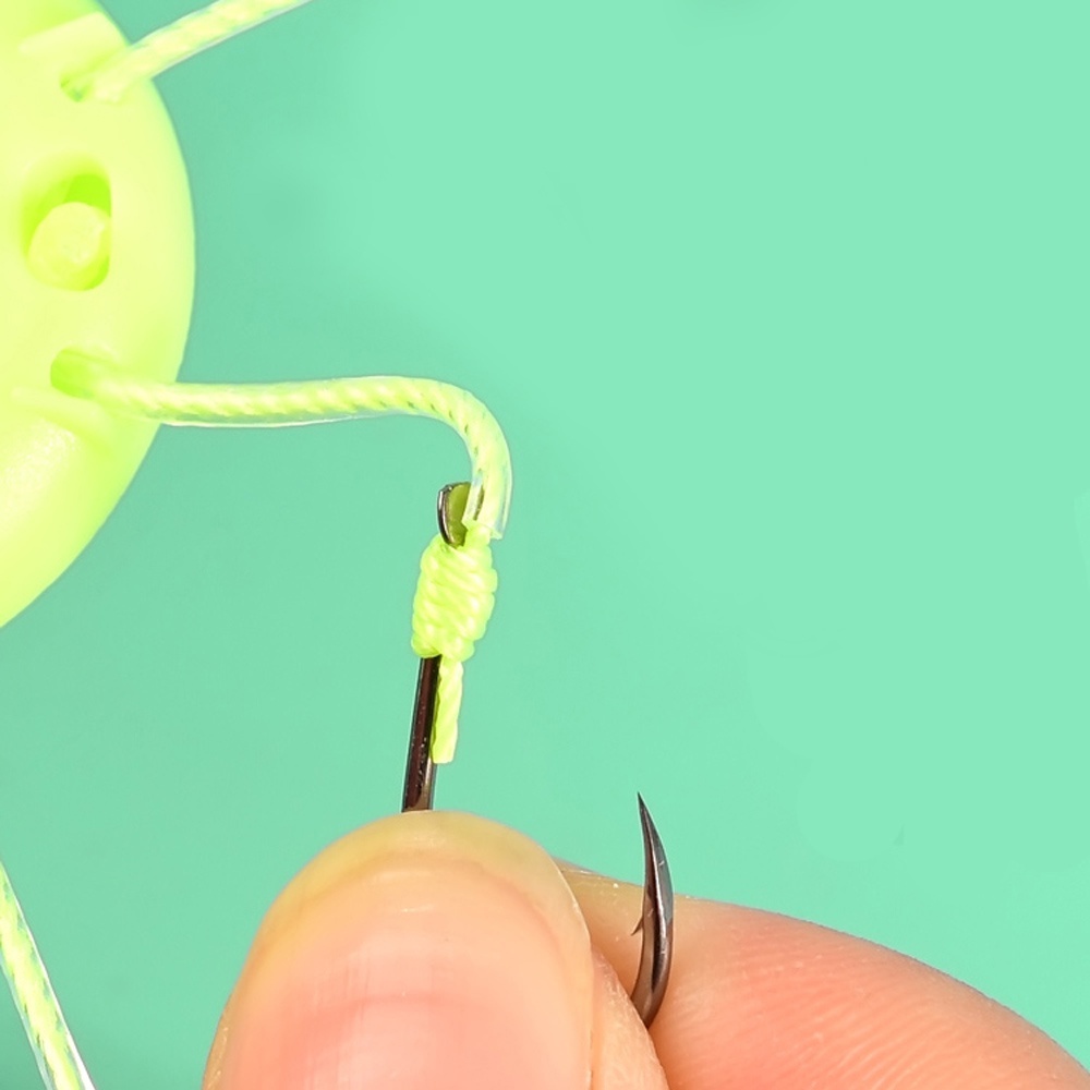 Móc Câu Cá Nhiều Màu Sắc Dạng Lật Hình Vuông abc