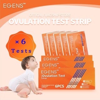 Egens 6 LH UPT Rụng Trứng Test Strip Chính Xác Cao Test Nhanh Kit Với Cốc Nước Tiểu Miễn Phí