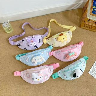Kulomi Túi Đeo Chéo Ngực Họa Tiết Hoạt Hình melody Dễ Thương Cho Bé Trai Và Gái