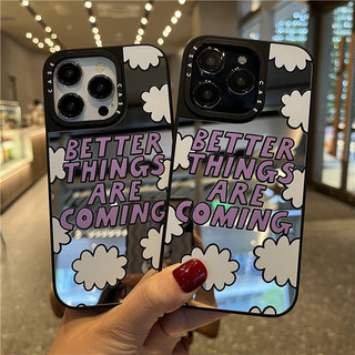 ốp iphone 11/12/13/14/15 Pro Max Cloud Mirror Silicone Case For ốp lưng iphone 11,12,13,14,15,11PM,12PM,13PM,14PM,15PM