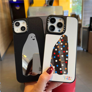 ốp iphone 11/12/13/14/15 Pro Max shockproof cartoon mirror Case For ốp lưng iphone 11,12,13,14,15,11PM,12PM,13PM,14PM,15PM