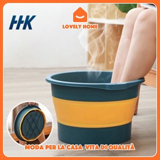 Bồn ngâm chân Hhk Bồn ngâm chân có thể gập lại Mát-xa chân khỏe mạnh Mát-xa chân