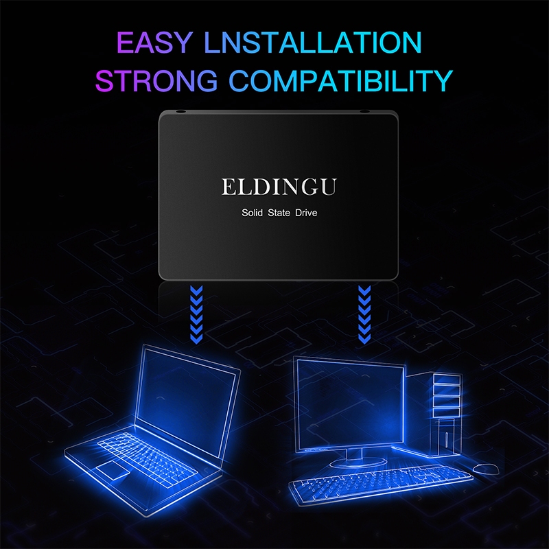 Eldingu Ổ Cứng ssd 60gb 120gb 128gb sata3 240gb 256gb 512gb Cho Máy Tính